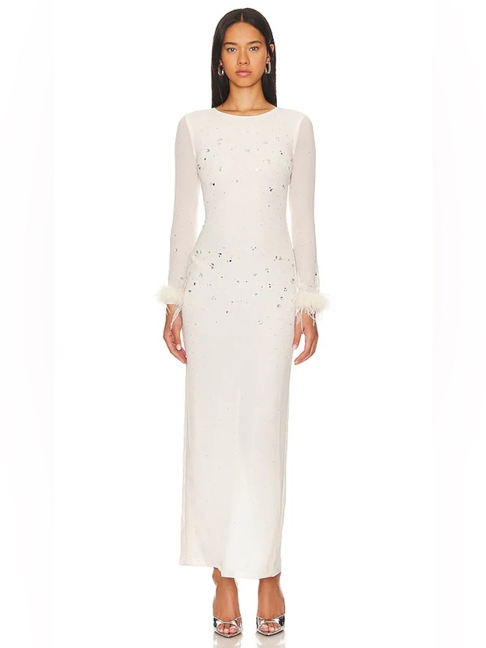 NBD Ginevra Maxi Dress in Ivory